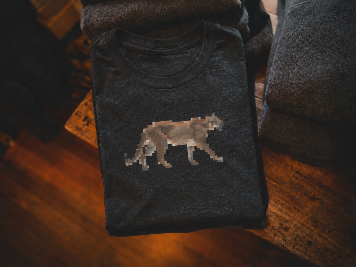 Pixelated Cougar